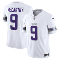 Minnesota Vikings J.J. McCarthy Nike White Vapor F.U.S.E. Limited Jersey