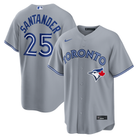 Toronto Blue Jays Anthony Santander Nike Gray Road Replica Jersey