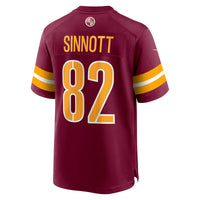 Washington Commanders Ben Sinnott Nike Burgundy Game Jersey