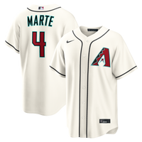 Arizona Diamondbacks Ketel Marte Nike Cream Home Replica Jersey