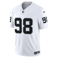 Las Vegas Raiders Maxx Crosby Nike White Vapor F.U.S.E. Stitched Limited Jersey