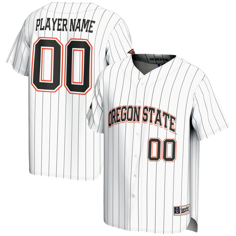 Oregon State Beavers GameDay Greats NIL Pick-A-Player Lightweight Baseball Jersey - White