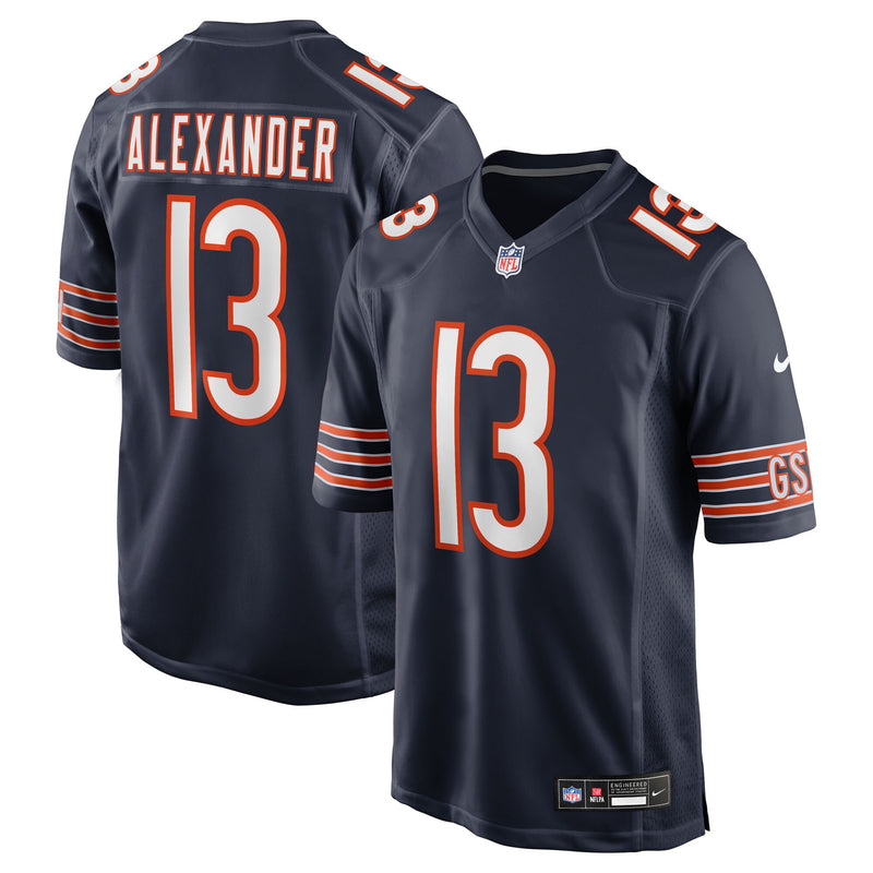 Chicago Bears Maurice Alexander Nike Navy Team Game Jersey
