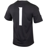 Nike #1 Charcoal Washington State Cougars Untouchable Football Jersey