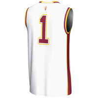 #1 Arizona State Sun Devils GameDay Greats Lightweight Basketball Jersey - White