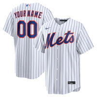 New York Mets Nike White Home Replica Custom Jersey