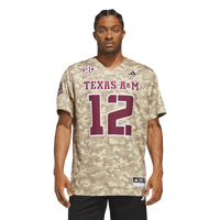 #12 Texas A&M Aggies adidas Honor & Support Premier Strategy Jersey - Beige