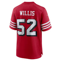 San Francisco 49ers Patrick Willis Nike Scarlet Retired Player Alternate Game Jersey