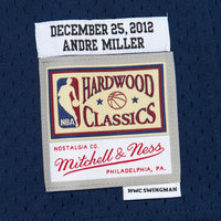 Denver Nuggets Mitchell & Ness Andre Miller 2012 Day Authentic Jersey - Ash Blue
