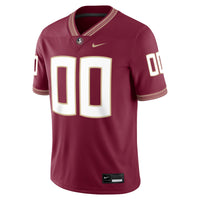 Florida State Seminoles Nike Custom Football Game Jersey - Garnet