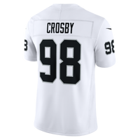 Las Vegas Raiders Maxx Crosby Nike White Vapor F.U.S.E. Stitched Limited Jersey