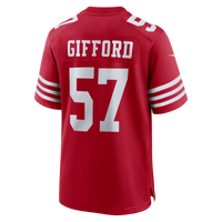 San Francisco 49ers Luke Gifford Nike Scarlet Team Game Jersey
