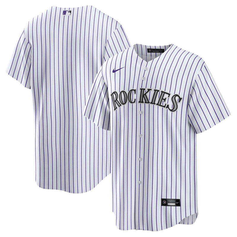 Colorado Rockies Nike White Home Big & Tall Replica Jersey