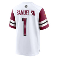 Washington Commanders Deebo Samuel Sr Nike White Game Player Jersey