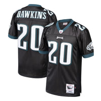Philadelphia Eagles 2003 Brian Dawkins Mitchell & Ness Black Authentic Throwback Retired Player Jersey