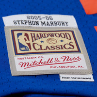 Mitchell & Ness Stephon Marbury Blue New York Knicks 2005/06 Hardwood Classics Swingman Jersey