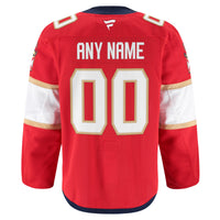 Florida Panthers Fanatics Red Home Authentic Pro Custom Jersey