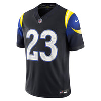 Los Angeles Rams Kyren Williams Nike Midnight Blue 2025 Rivalries Collection Stitched Limited Jersey