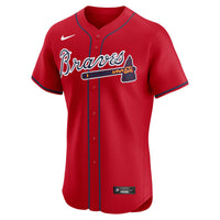 Atlanta Braves Nike Red Alternate Elite Jersey