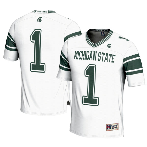 #1 Michigan State Spartans GameDay Greats Football Jersey - Cardinal