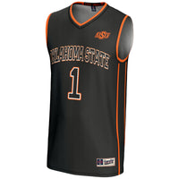 #1 Oklahoma State Cowboys GameDay Greats Lightweight Basketball Jersey - Black