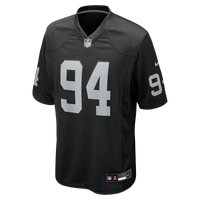 Las Vegas Raiders Christian Wilkins Nike Black Team Game Jersey