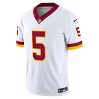 Washington Commanders Jayden Daniels Nike White Vapor F.U.S.E. Limited Super Bowl Era Jersey