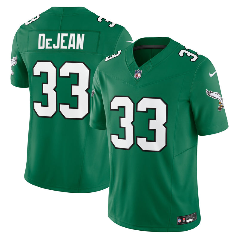 Philadelphia Eagles Cooper DeJean Nike Kelly Green Alternate 2 Vapor F.U.S.E. Limited Jersey
