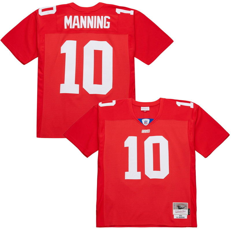 New York Giants Eli Manning Mitchell & Ness Red 2004 Legacy Replica Jersey