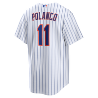 New York Mets Jorge Polanco Nike White Home Replica Jersey