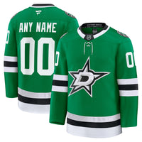 Dallas Stars Fanatics Kelly Green Home Premium Custom Jersey