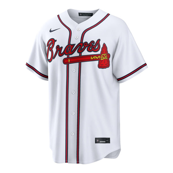 Atlanta Braves Spencer Schwellenbach Nike White Home Replica Jersey