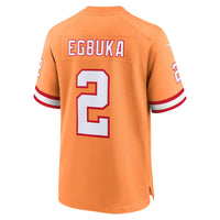 Tampa Bay Buccaneers Emeka Egbuka Nike Creamsicle Alternate 2 Game Jersey