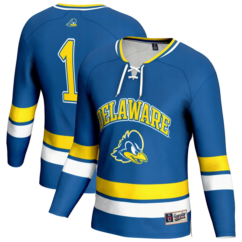Delaware Fightin' Blue Hens GameDay Greats Lightweight Hockey Fashion Jersey - Royal