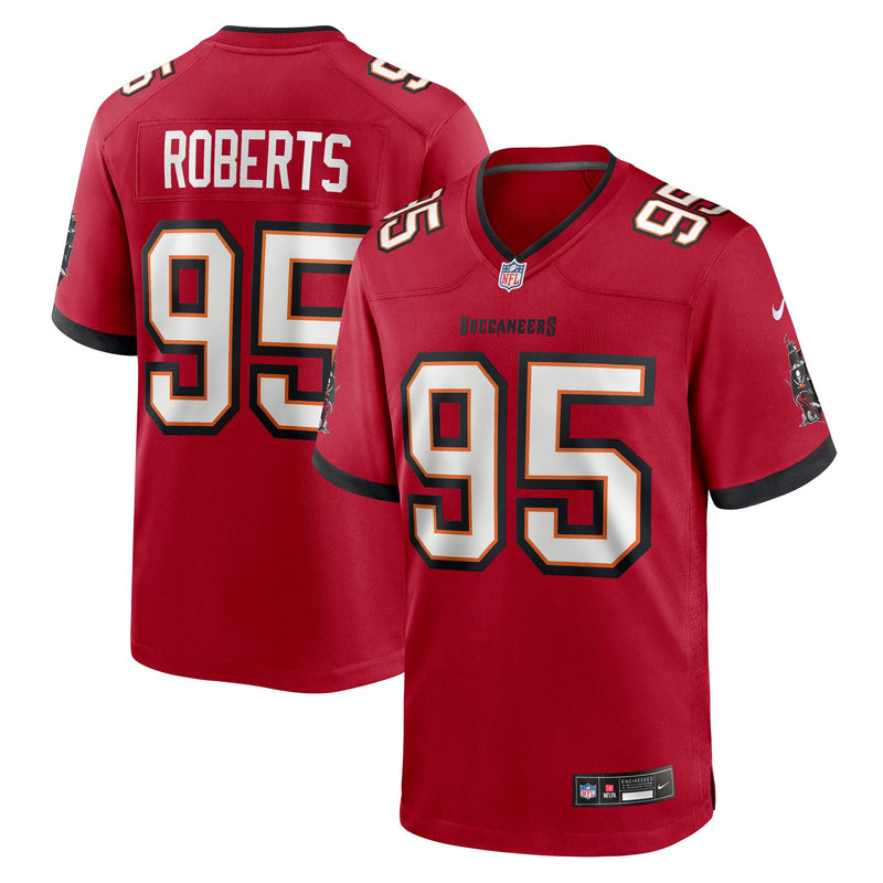 Tampa Bay Buccaneers Elijah Roberts Nike Red Team Game Jersey