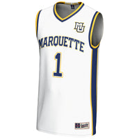 #1 Marquette Golden Eagles GameDay Greats Lightweight Basketball Jersey - White