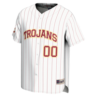 USC Trojans GameDay Greats NIL Pick-A-Player Baseball Lightweight Jersey - White