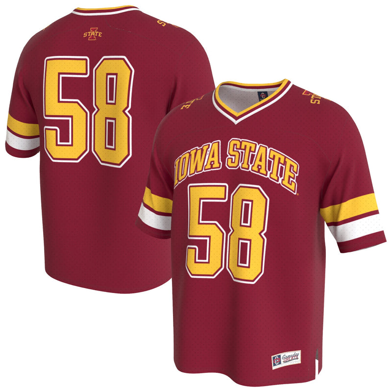 Iowa State Cyclones GameDay Greats Lightweight Collegiate Football Fashion Jersey - Cardinal
