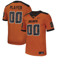 Oregon State Beavers Nike Pick-A-Player NIL Football Game Jersey - Orange