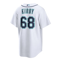 Seattle Mariners George Kirby Nike White Home Replica Jersey