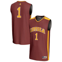 #1 Loyola Chicago Ramblers GameDay Greats Lightweight Basketball Fashion Jersey - Maroon
