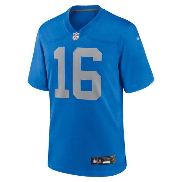 Detroit Lions Jared Goff Nike Blue Alternate Game Jersey