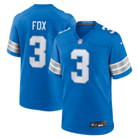 Detroit Lions Jack Fox Nike Blue Team Game Jersey