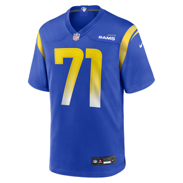 Los Angeles Rams Warren McClendon Jr. Nike Royal Team Game Jersey