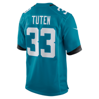 Jacksonville Jaguars Bhayshul Tuten Nike Teal Team Game Jersey