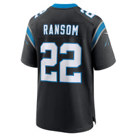 Carolina Panthers Lathan Ransom Nike Black Team Game Jersey