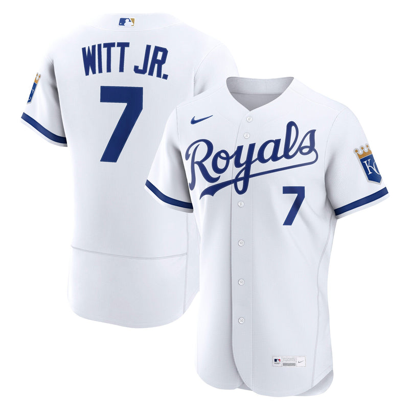 Kansas City Royals Bobby Witt Jr. Nike White Authentic Jersey