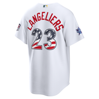 2026 All-Star Edition Stars & Stripes Athletics Shea Langeliers Nike White Stadium Jersey
