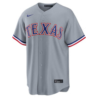 Texas Rangers Corey Seager Nike Gray Road Replica Jersey