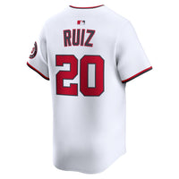 Washington Nationals Keibert Ruiz Nike White Home Limited Player Jersey
